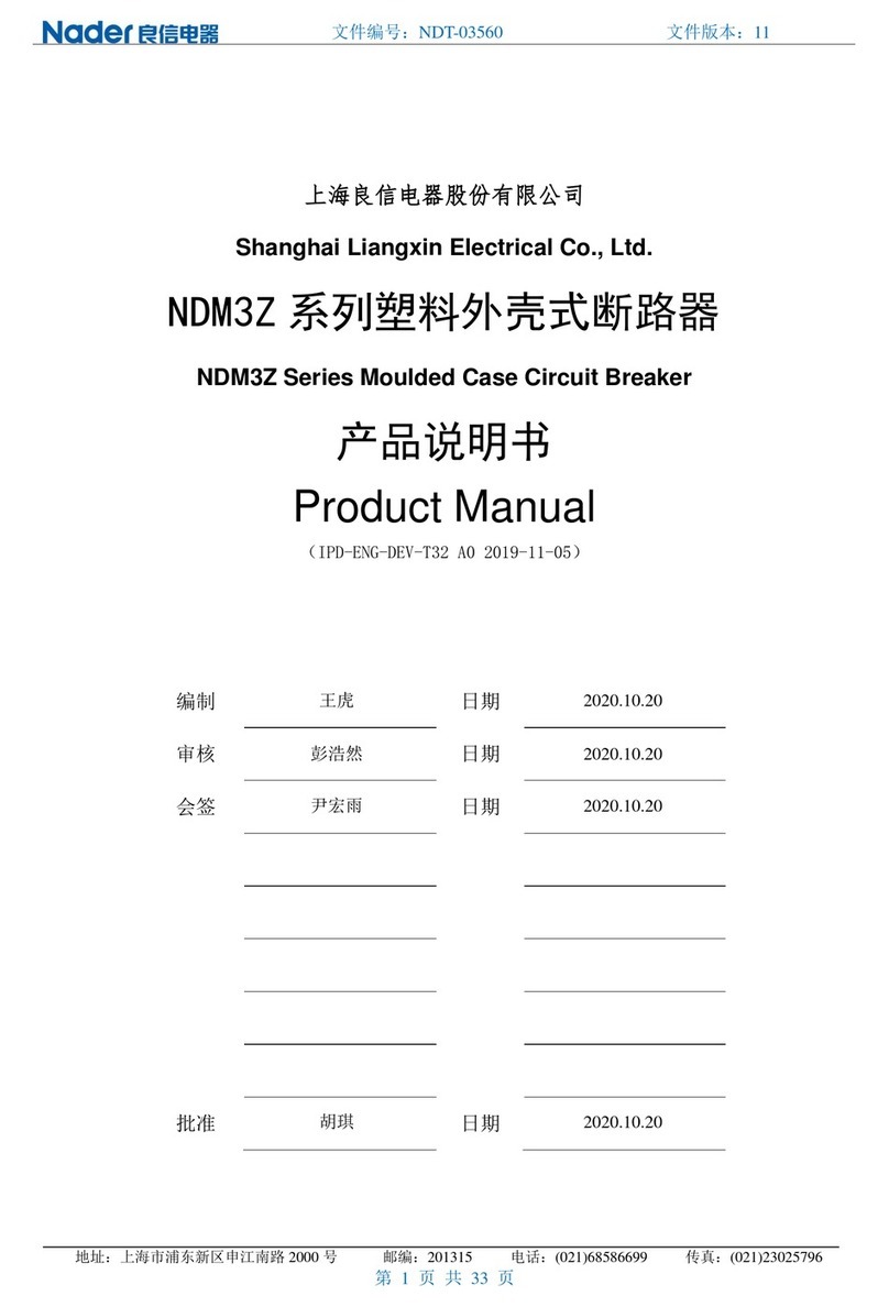nader NDM3Z Series User manual
