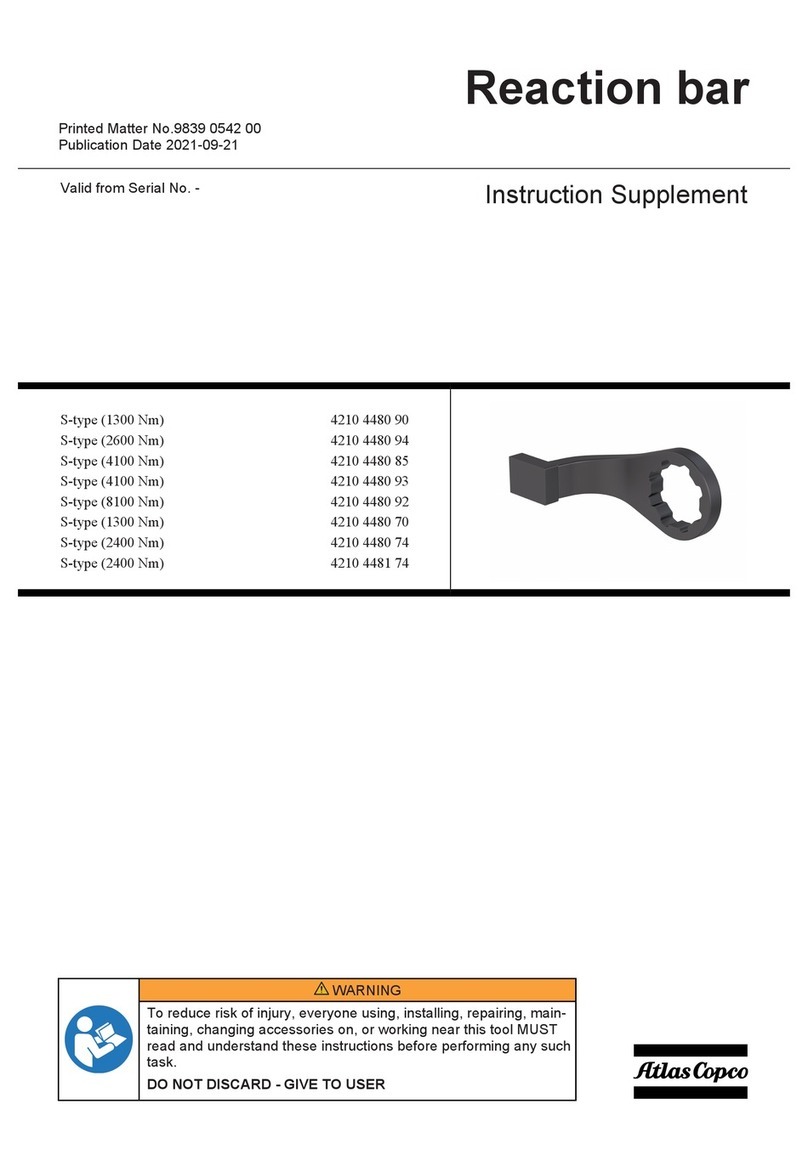 Atlas Copco 4210 4480 90 Owner's manual