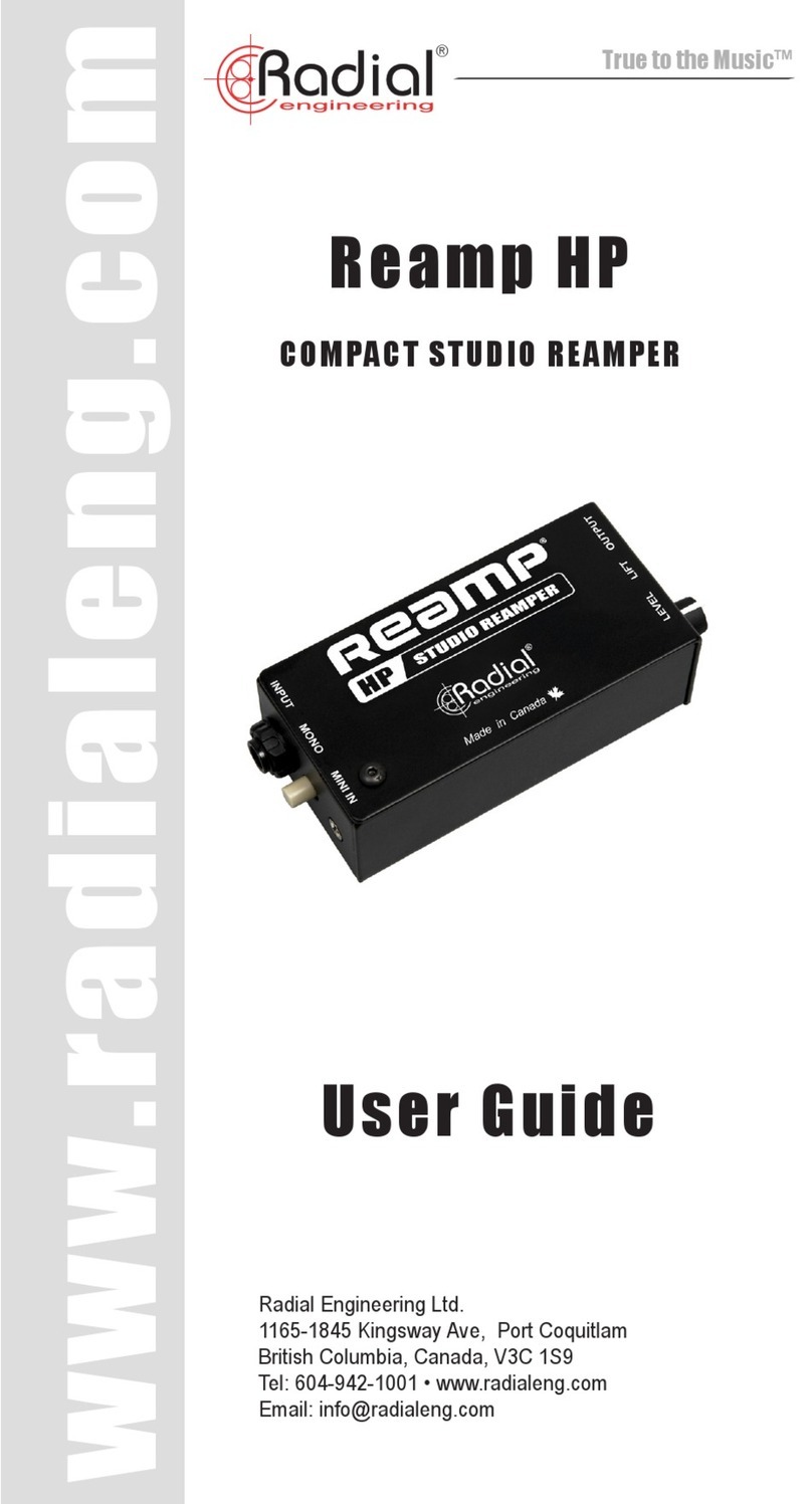 Radial Engineering Reamp HP user guide