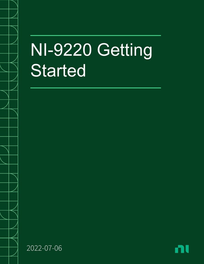 National Instruments NI 9220 Getting started