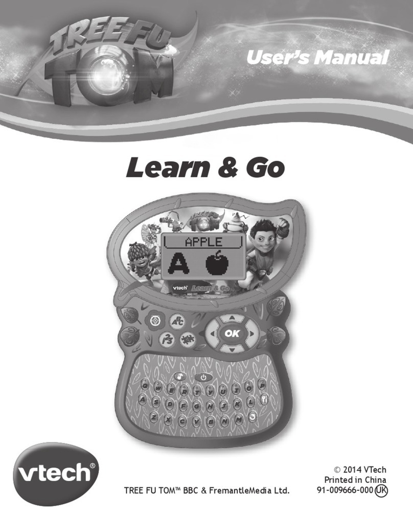 V-tech TREE FU TOM Learn & Go User manual