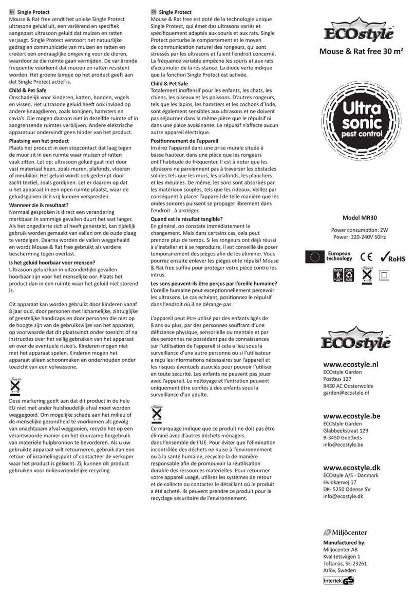 ECOstyle MR30 User manual