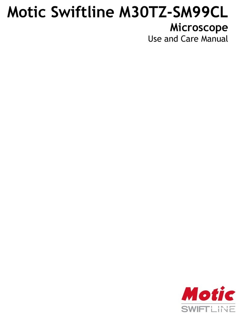 Motic Swiftline M30TZ-SM99CL User manual