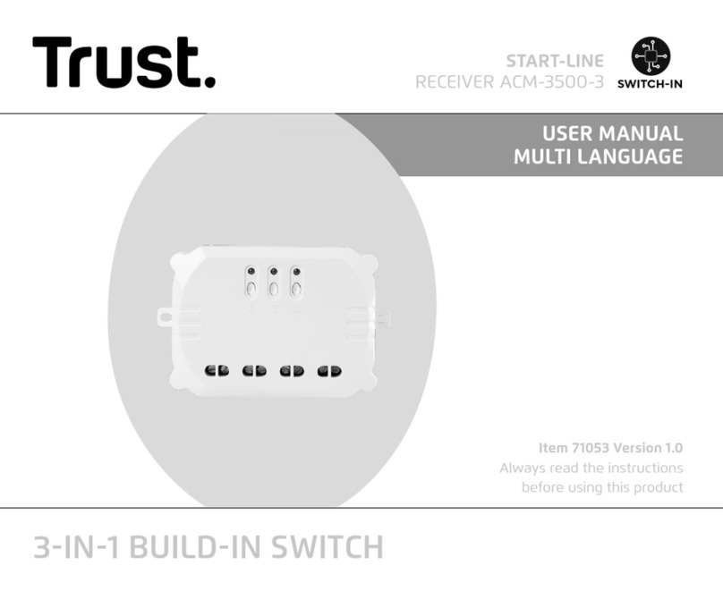Trust SMART Home START-LINE RECEIVER ACM-3500-3 user manual