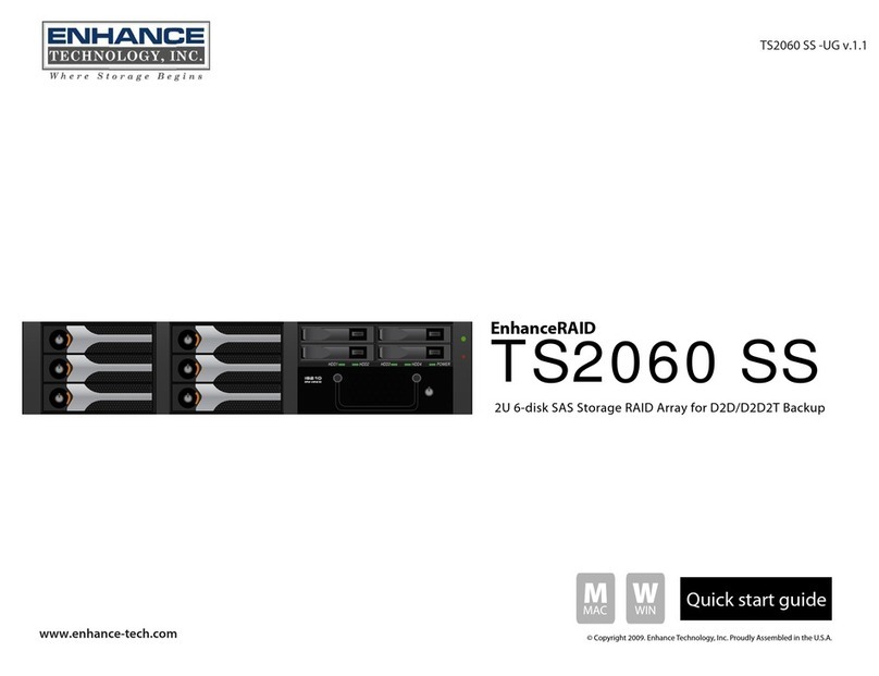 ENHANCE TECHNOLOGY TS2060 SS quick start guide