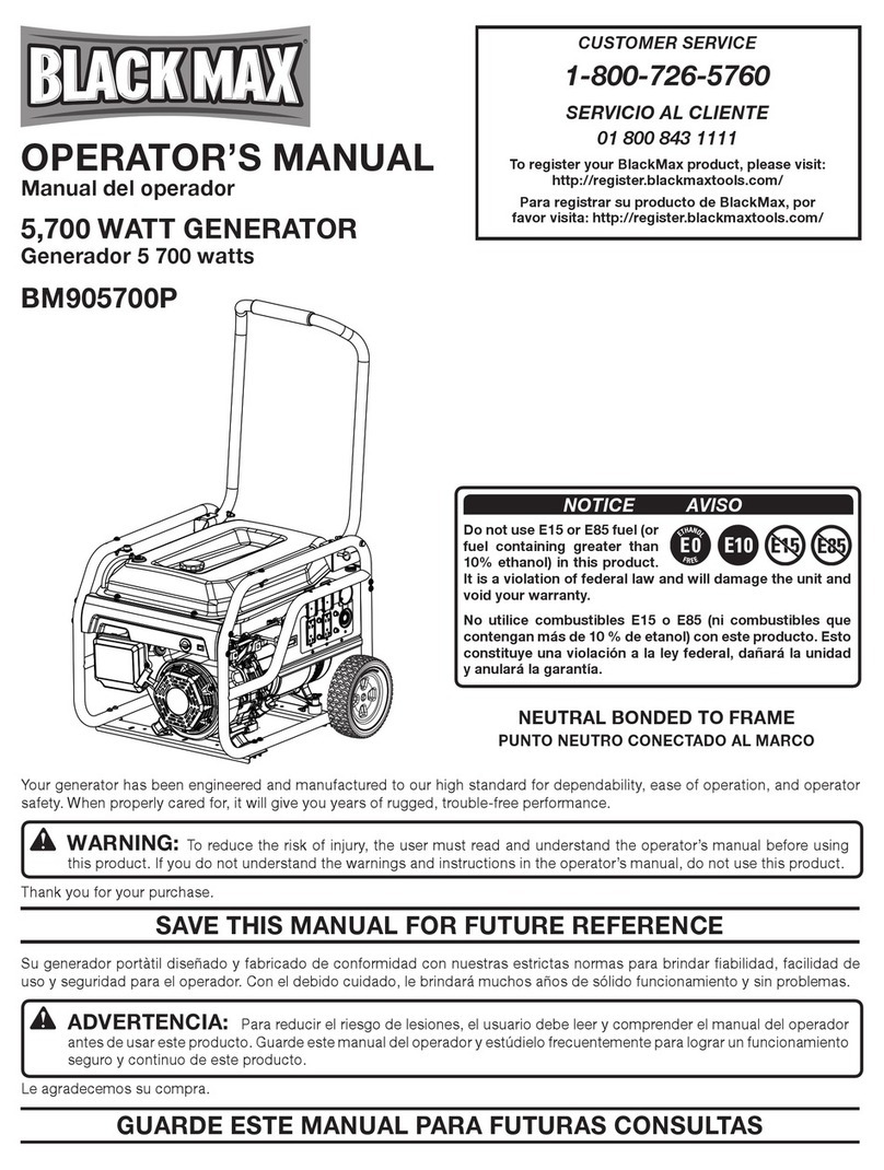Black Max BM905700P User manual