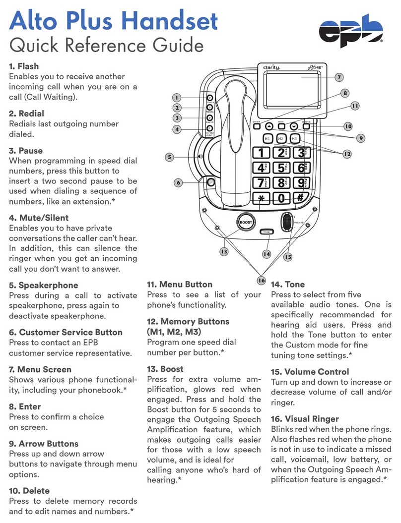epb Alto Plus User manual