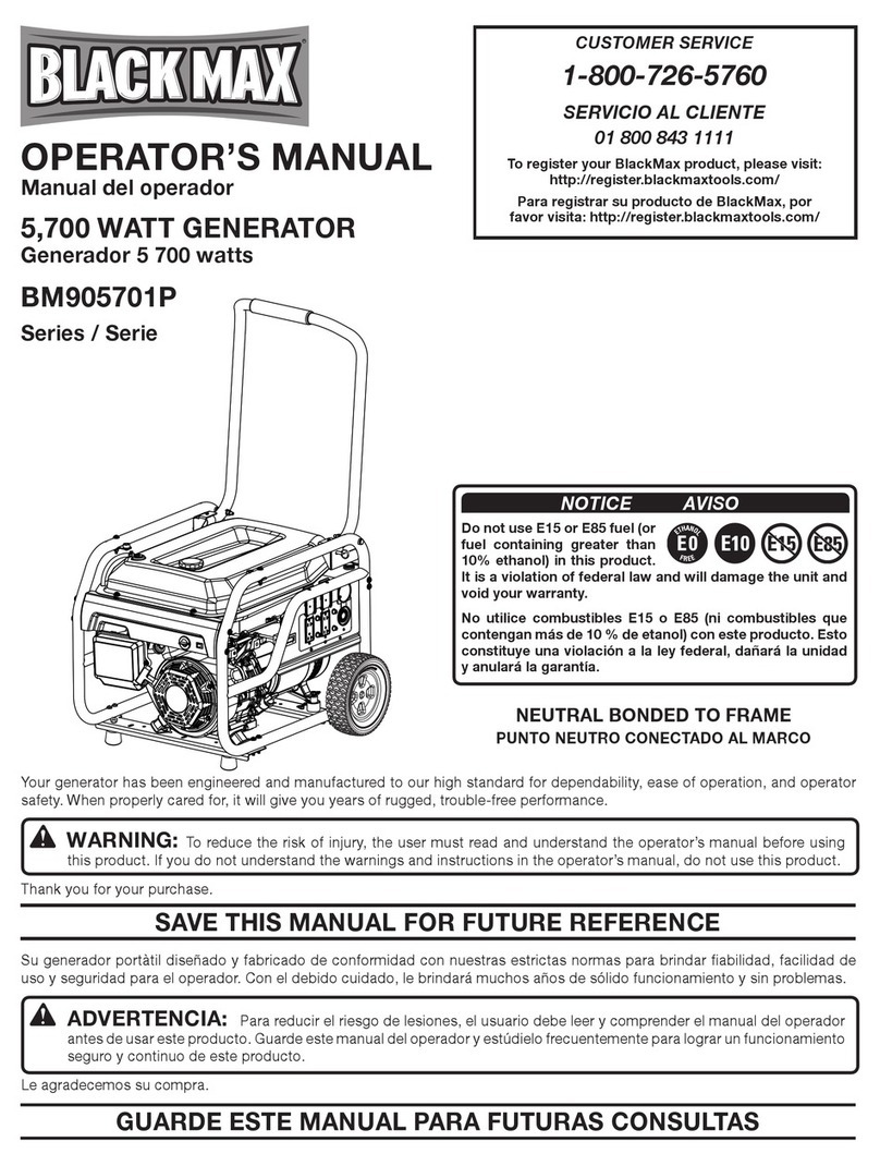 Black Max BM905701P Series User manual