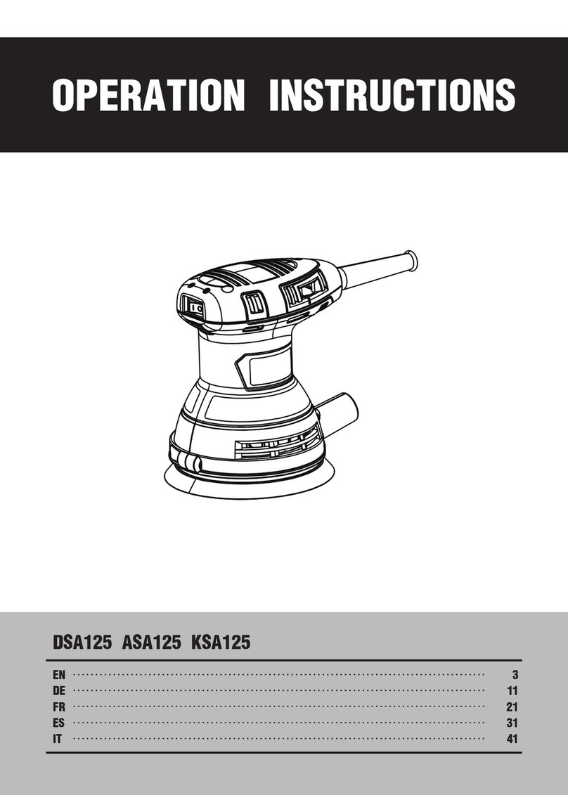 Dongcheng DSA125 Operation instructions