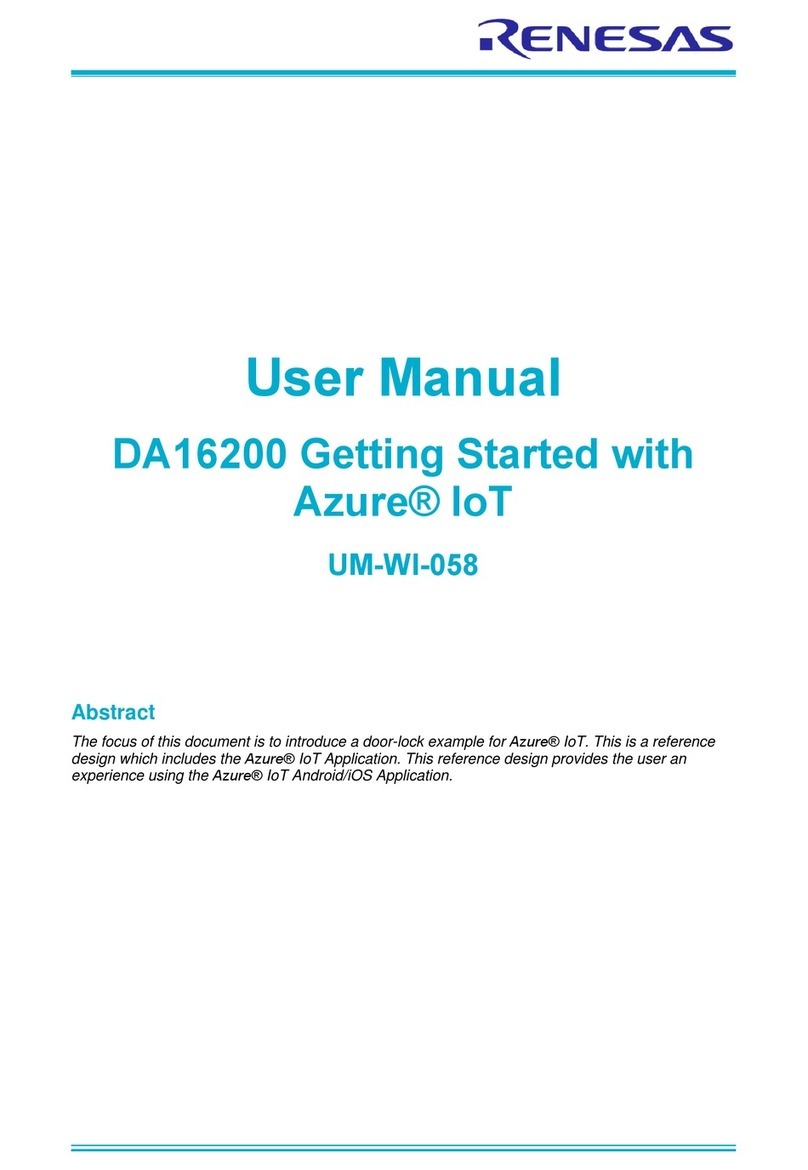 Renesas DA16200 PMOD User manual