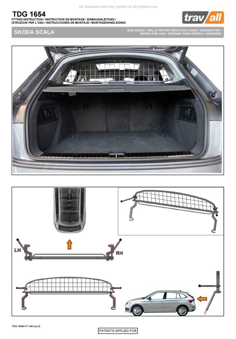 travall TDG 1654 Install guide