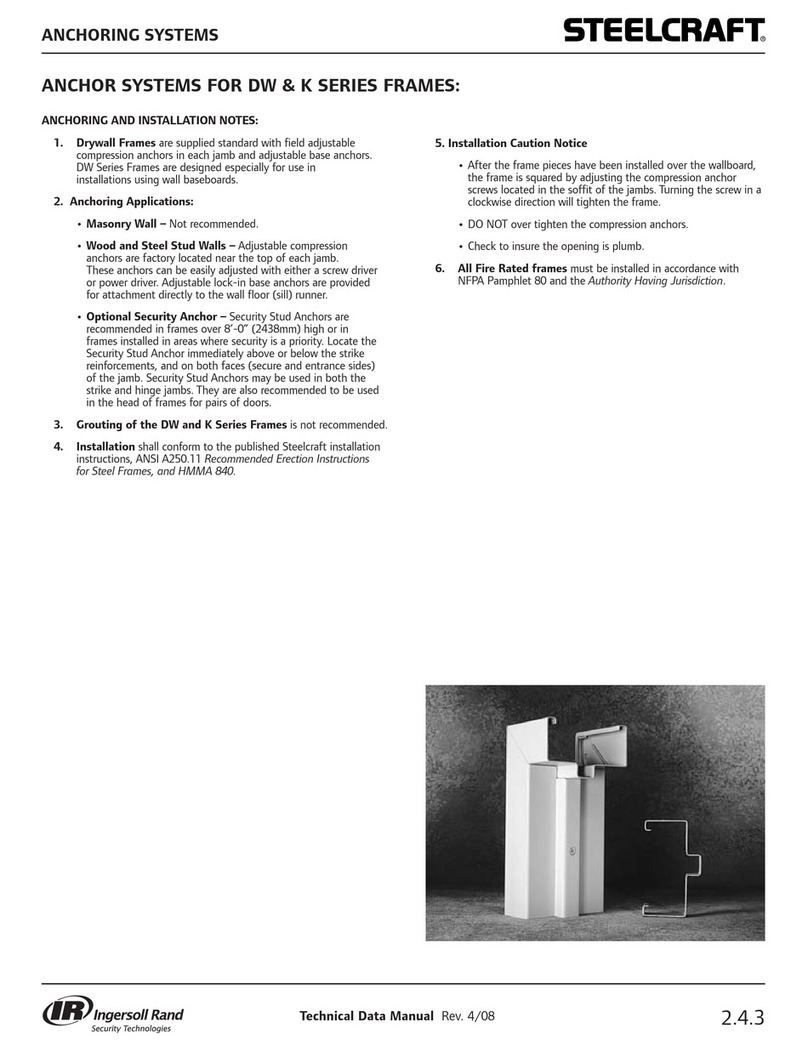 Ingersoll-Rand STEELCRAFT DW Series Technical data manual