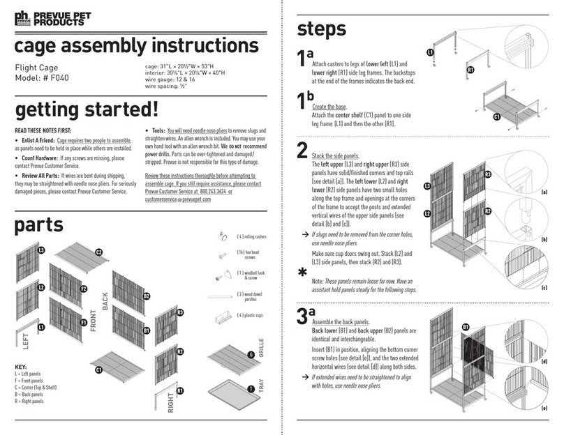 Prevue Pet Products F040 User manual