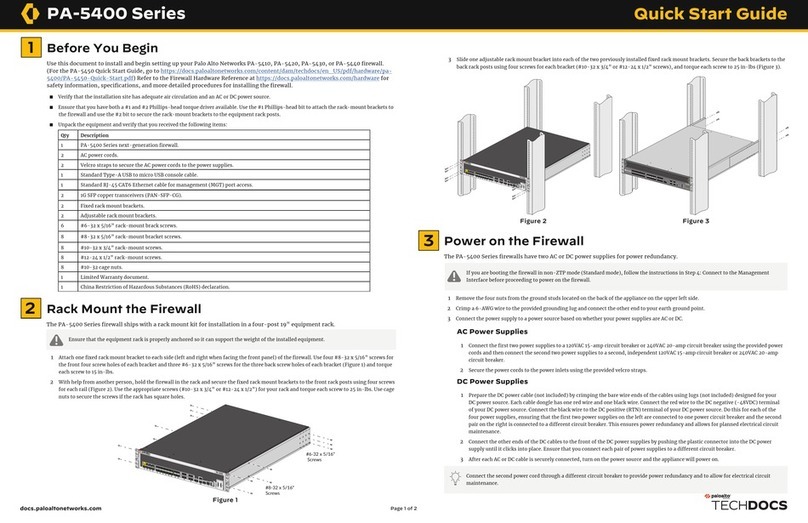 PaloAlto Networks PA-5410 User manual