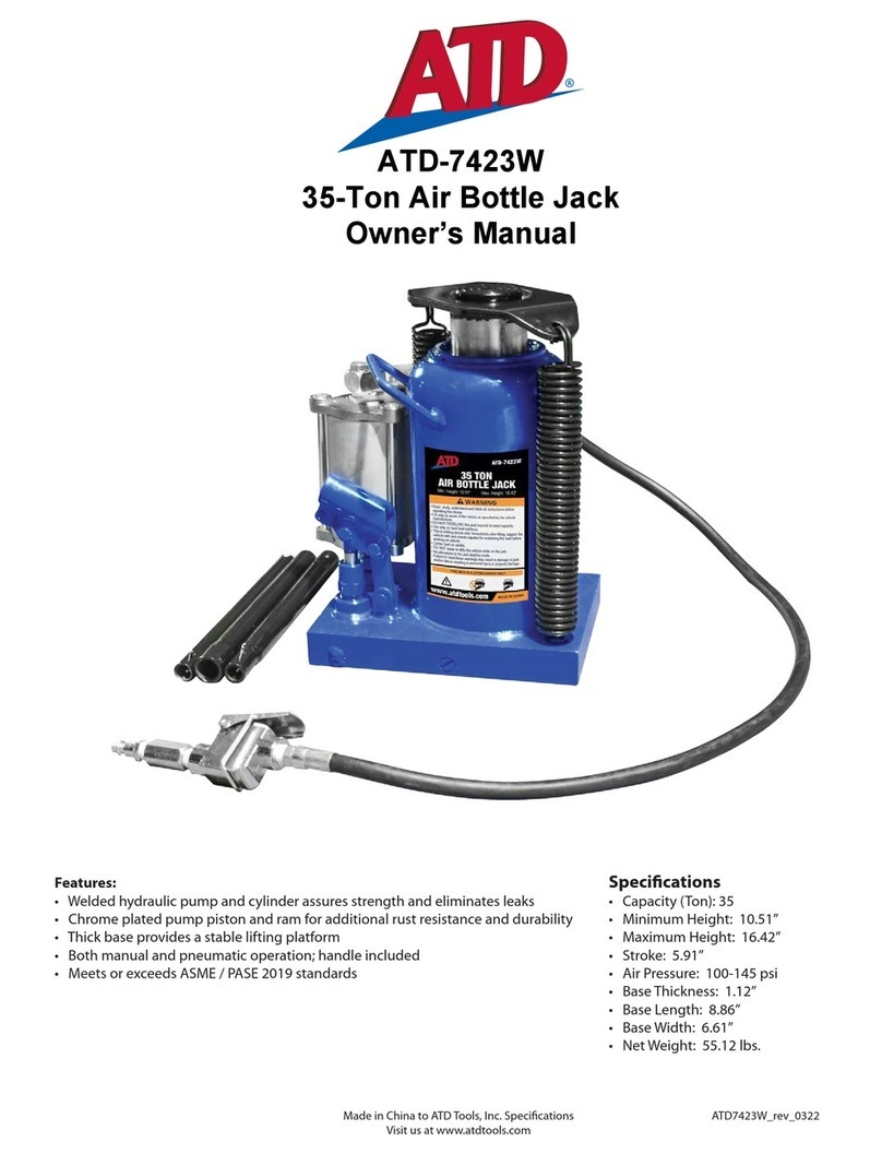 ATD Tools ATD-7423W owner's manual