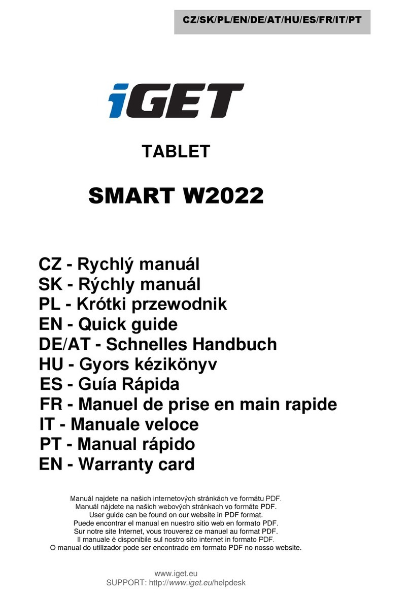 Iget SMART W2022 quick guide