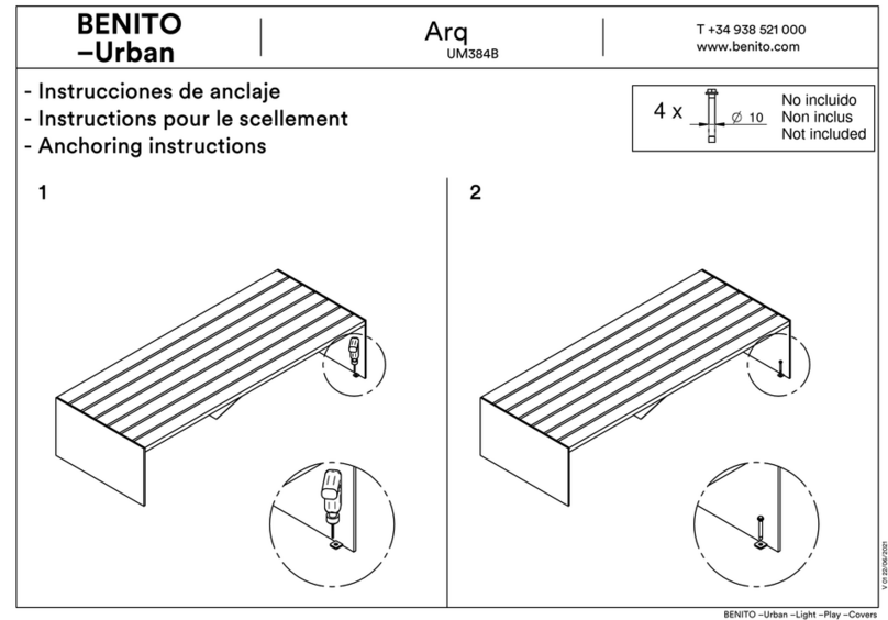 BENITO Urban Arq UM384B User manual BENITO Urban Arq UM384B User manual