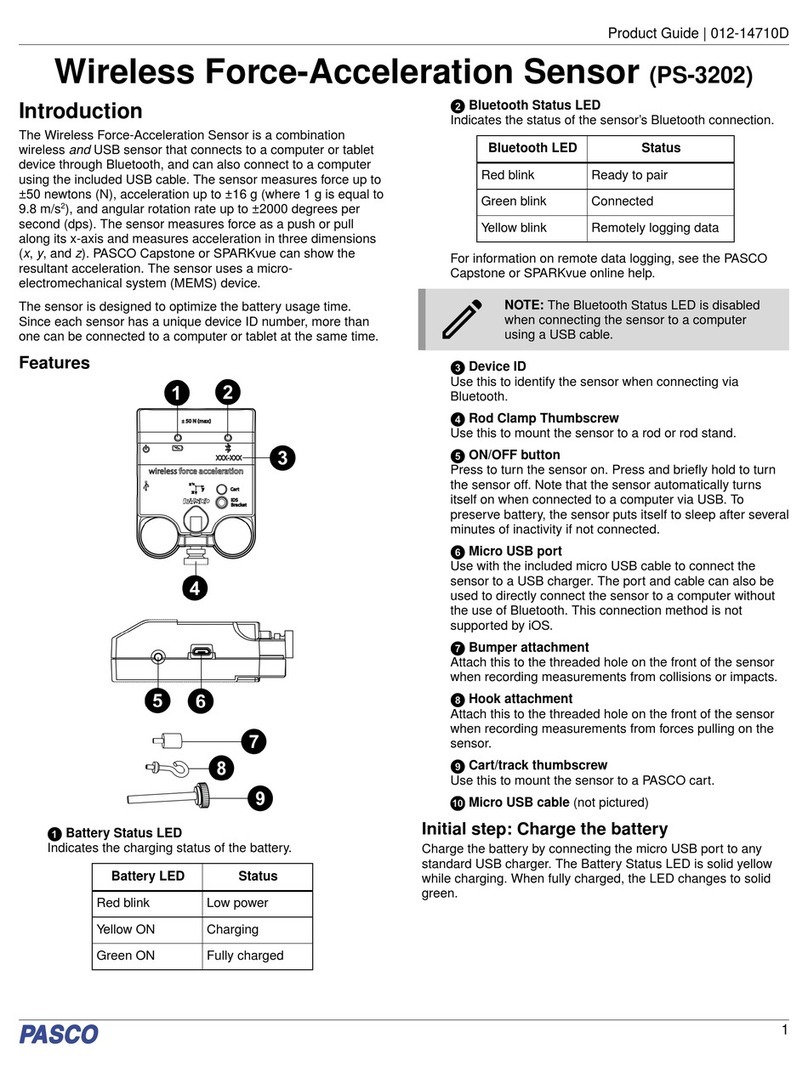 PASCO PS-3202 User manual