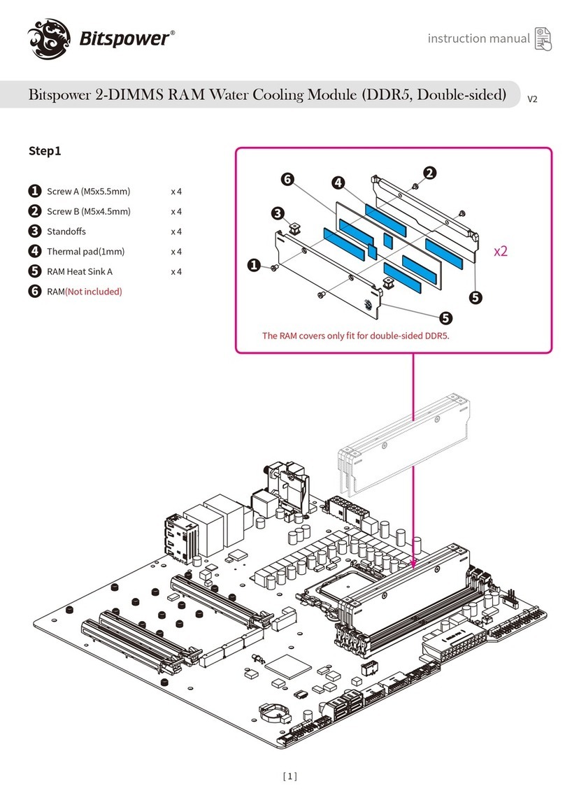Bitspower BP-RAMS22D-D5 instruction manual