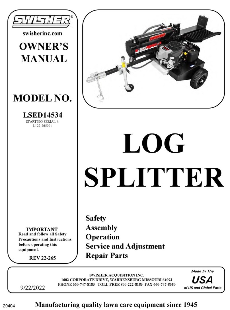 Swisher L122-265001 owner's manual