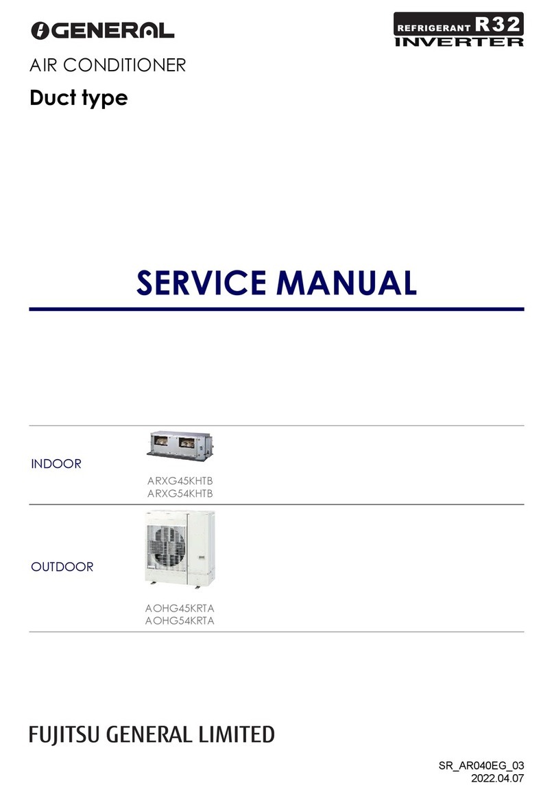 Fujitsu General ARXG45KHTB User manual Fujitsu General ARXG45KHTB User manual