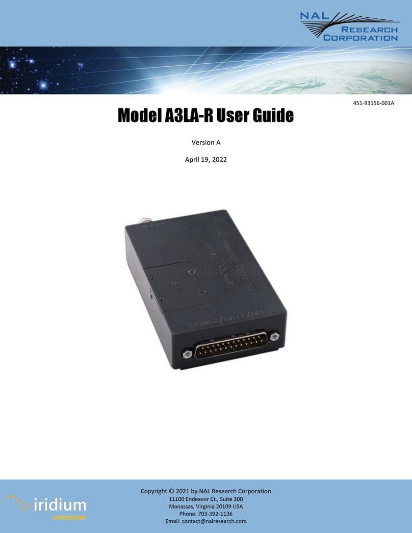 NAL A3LA-R-SMA User manual NAL A3LA-R-SMA User manual
