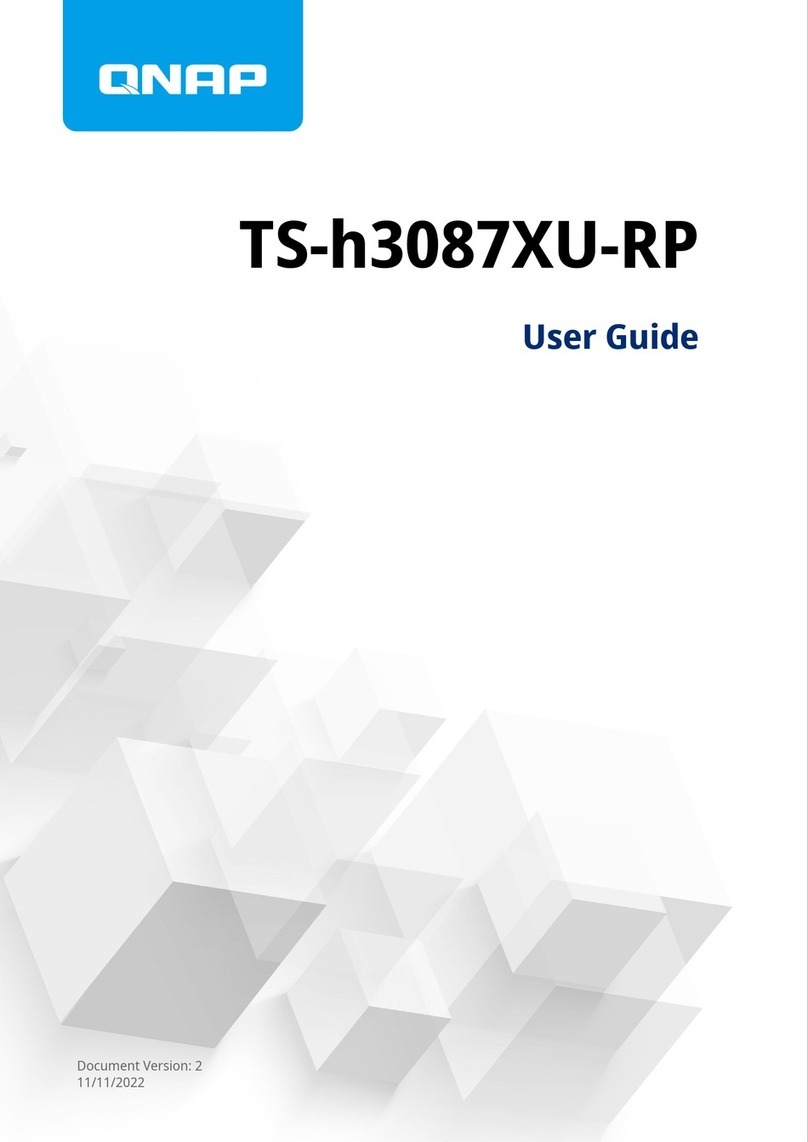 QNAP TS-h3087XU-RP User manual