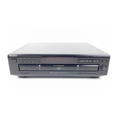 Sony CDP-CE335 - Compact Disc Changer User manual