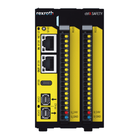 Bosch Rexroth ctrlX SAFETY SAFEX-C.12 User manual Bosch Rexroth ctrlX SAFETY SAFEX-C.12 User manual