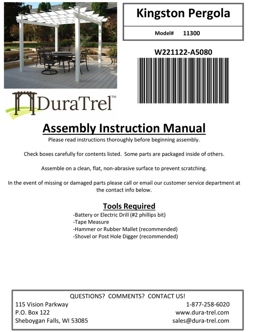 Dura Trel Kingston 11300 Installation guide