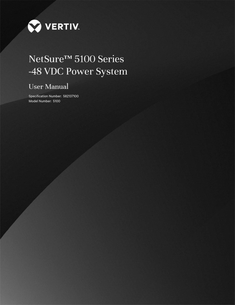 Vertiv NetSure 5100 Series User manual Vertiv NetSure 5100 Series User manual