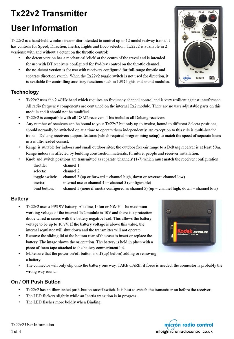 Micron Tx22v2 User information