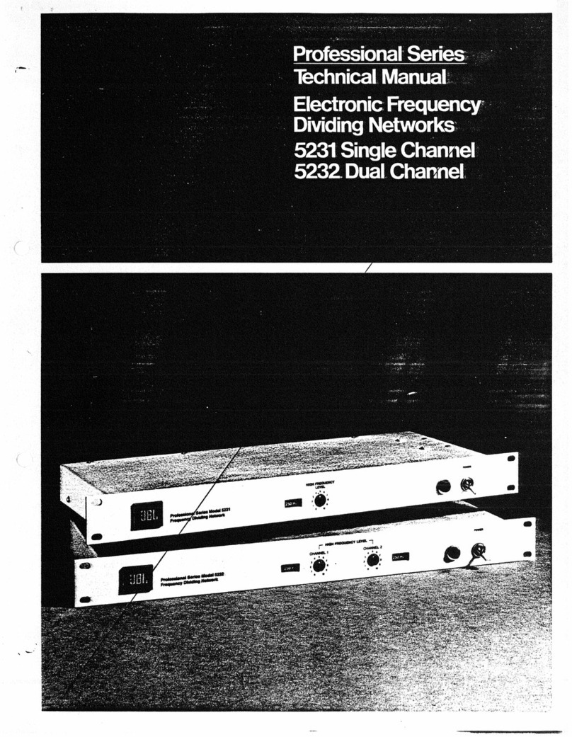 JBL 5231 Technical manual