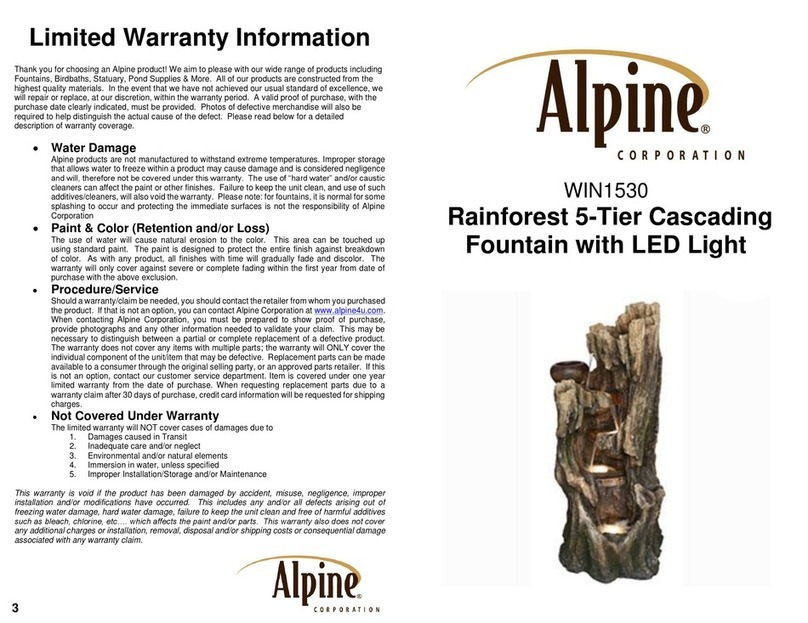Alpine Rainforest WIN1530 quick start guide