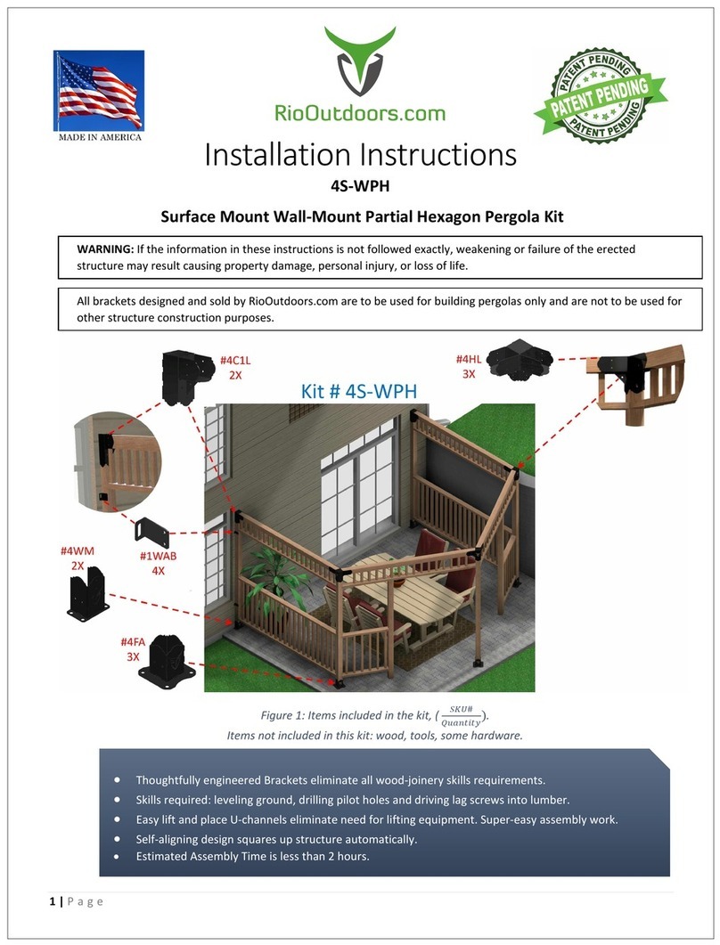 RioOutdoors 4S-WPH installation instructions