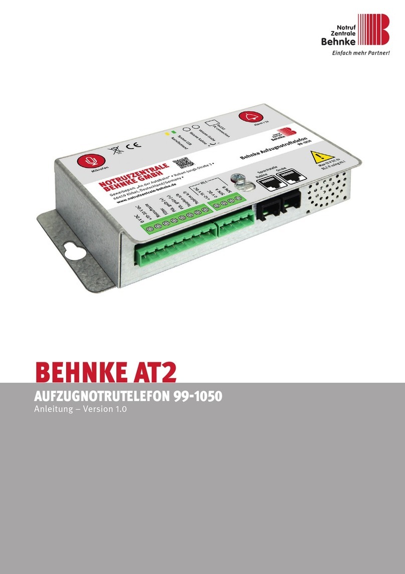 Behnke AT2 User manual