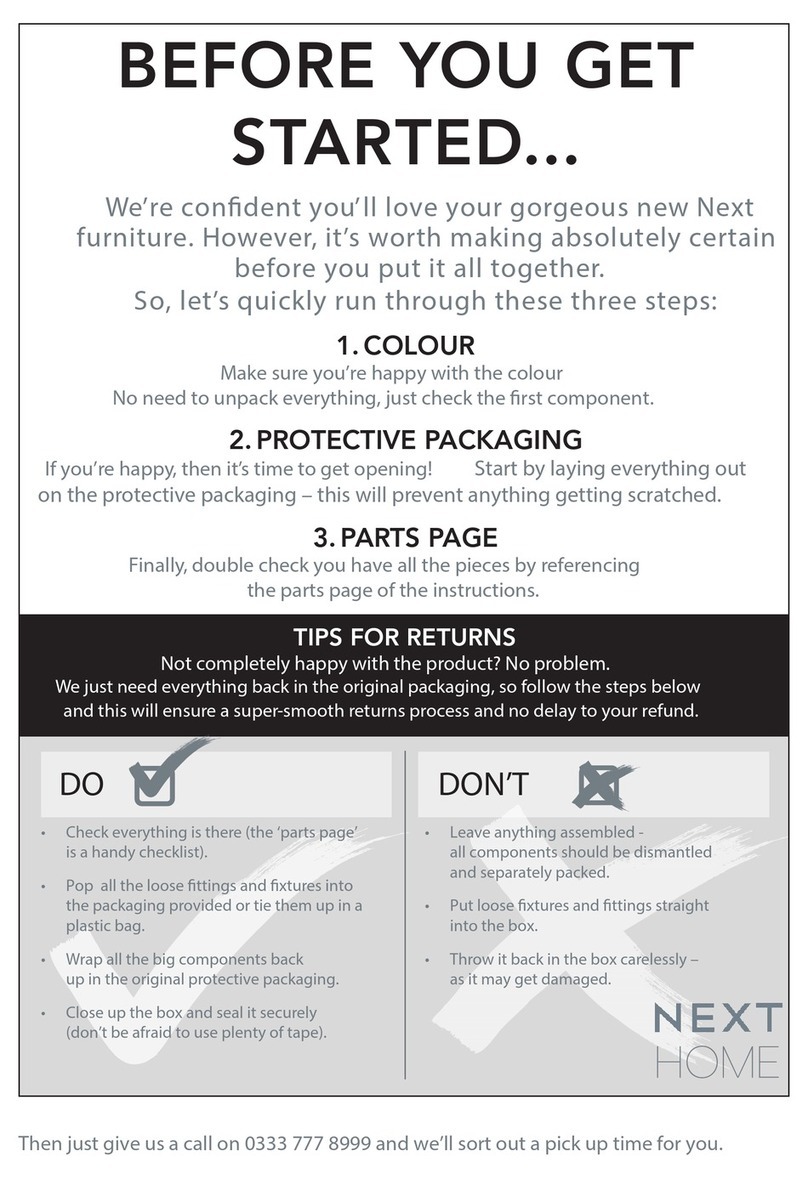 Next BRONX T45556 User manual
