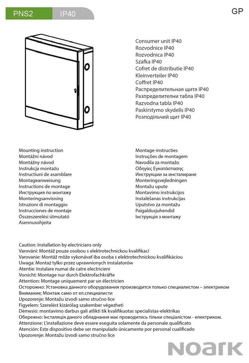 Noark PNS2 E 2x18T User guide