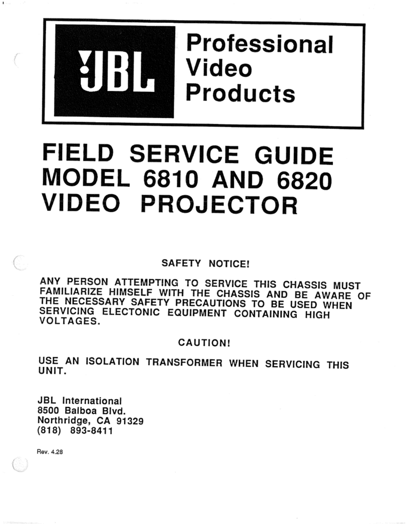 JBL 6810 User manual