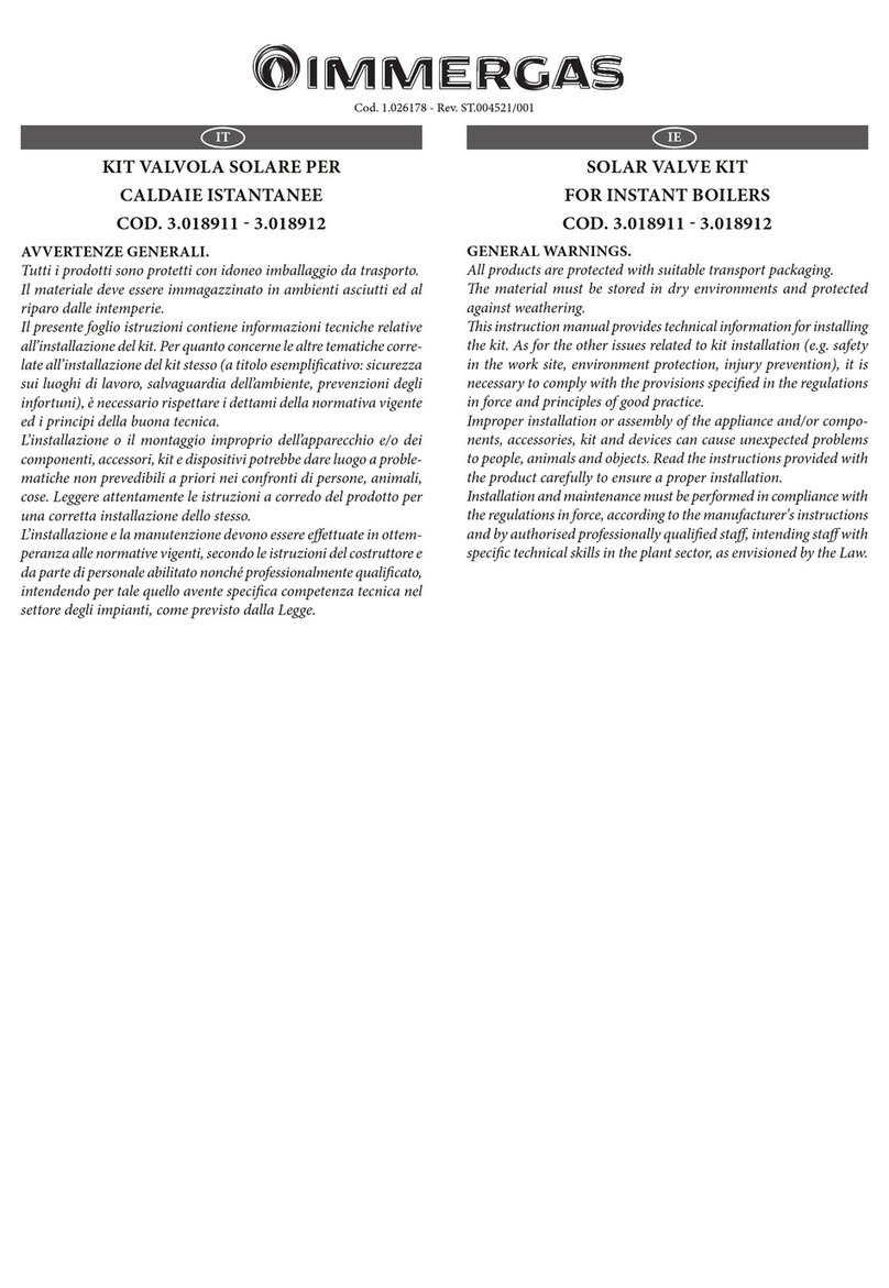 Immergas 3.018911 User manual