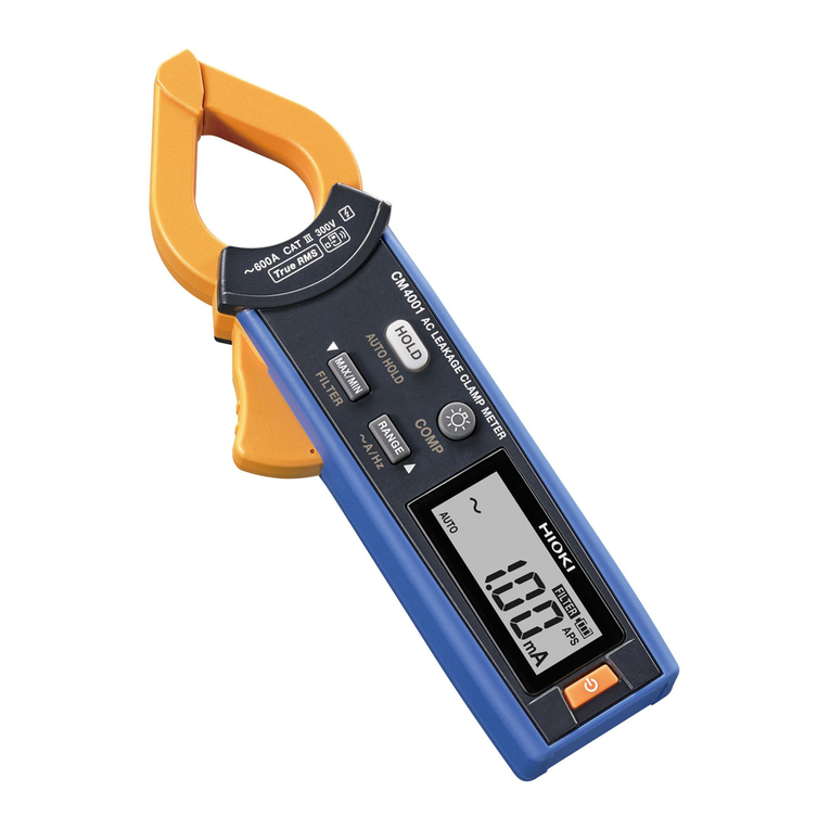 Hioki CM4001 User manual