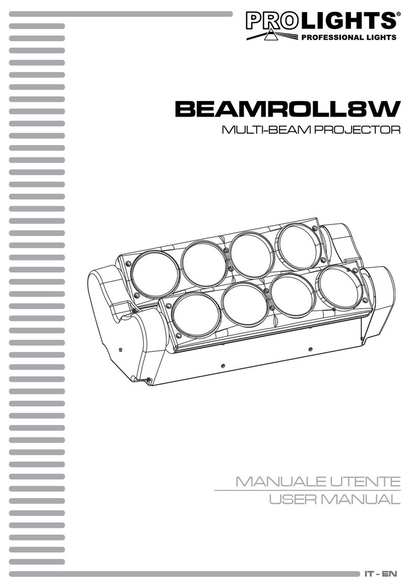 ProLights BEAMROLL8W user manual