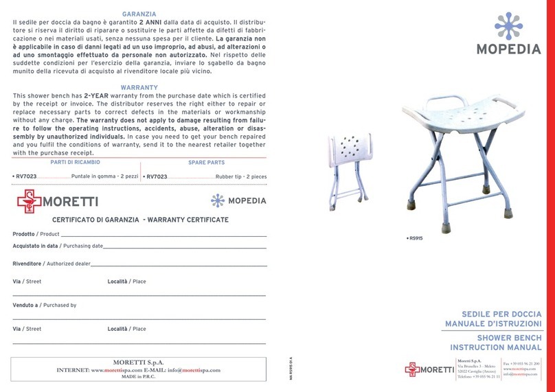 Moretti Mopedia RS915 instruction manual