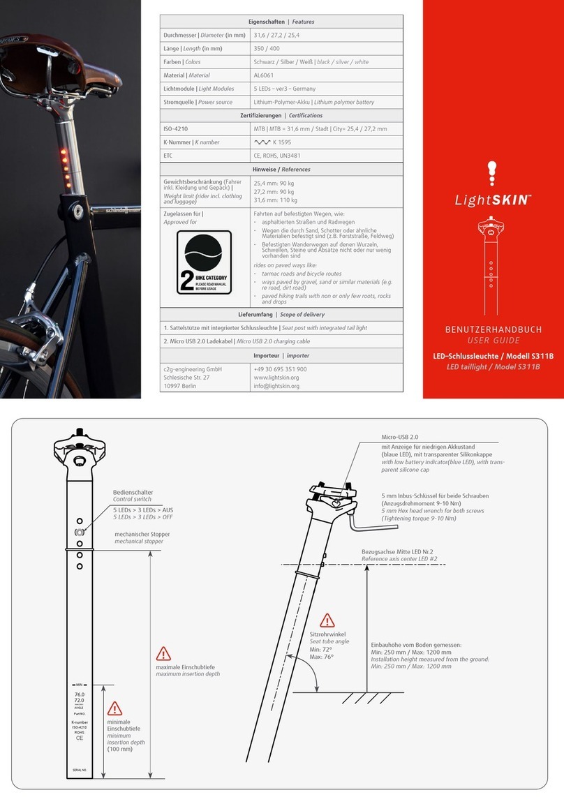 LightSKIN S311B user guide