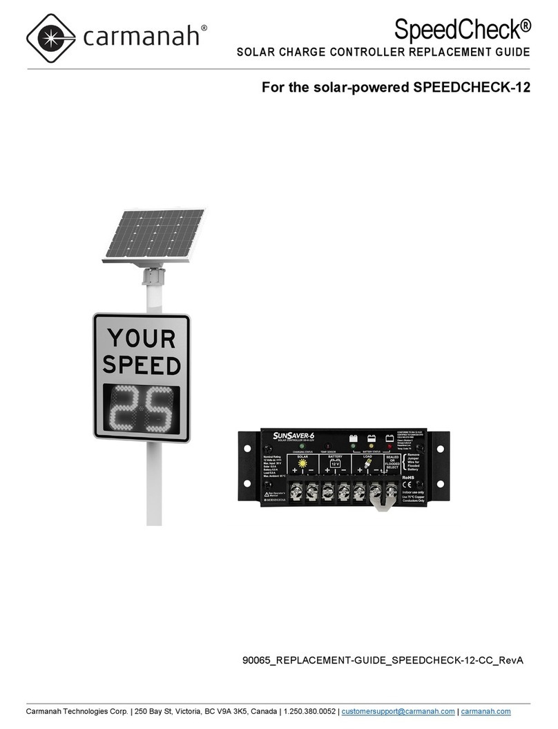 Carmanah SPEEDCHECK-12 Parts list manual