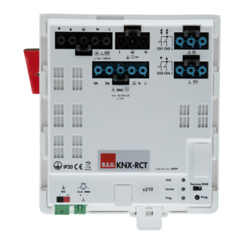 B.E.G. KNX Room Controller Installation and operating instructions B.E.G. KNX Room Controller Installation and operating instructions