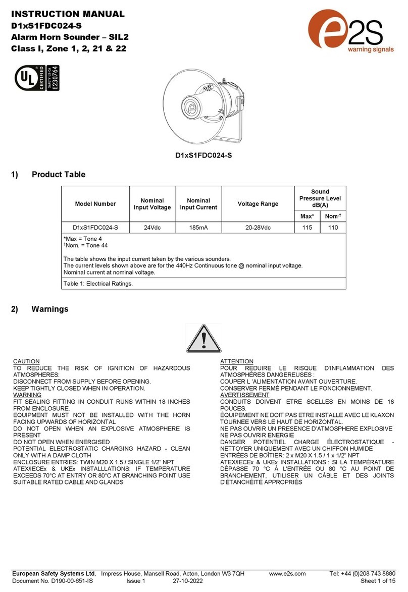 E2S D1xS1FDC024-S instruction manual