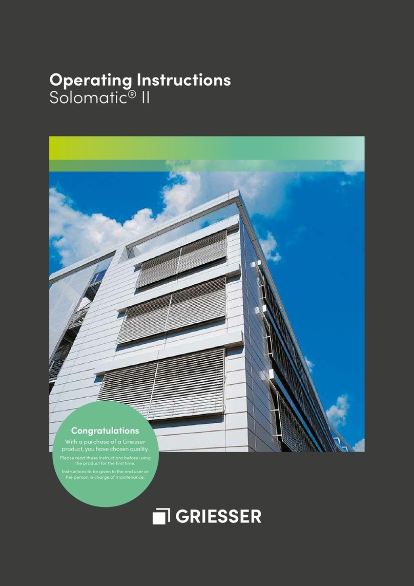 Griesser Solomatic II operating instructions