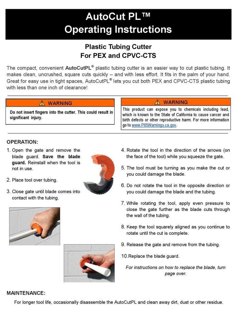 General Wire Spring AutoCut PL operating instructions