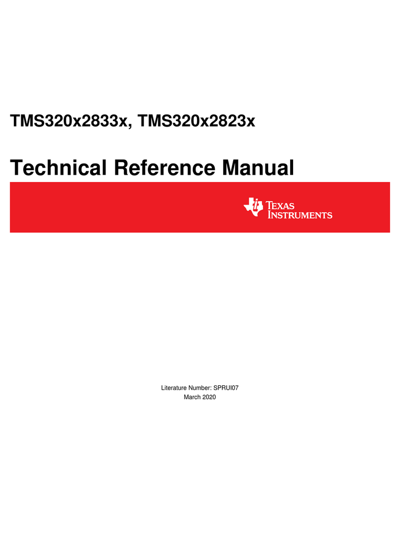 Texas Instruments TMS320 2833 Series Reference manual